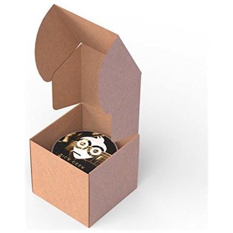 Scegli Geek Cube - 2 Set Di Guitar Picks Premium Per La Vostra Elettrica Acustica O Bass Guitar - Celluloide Delrin - X Pesante Pesante Media Light - In 2 Metal Pocket Scatole - Un Regalo Perfetto - Garantito - Foto 2