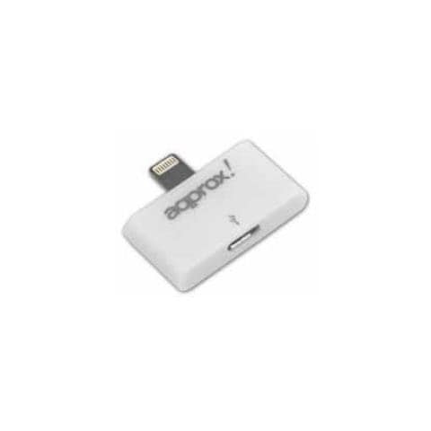 appC01, Lightning, micro USB, Maschio / femmina, Bianco, ABS sintetico, Scatola - Foto 1