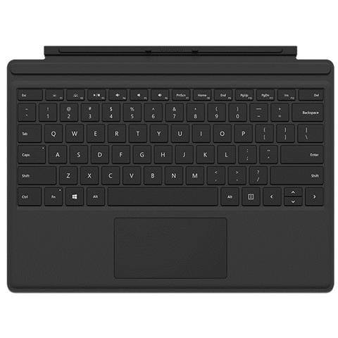 Surface Pro 4 Type Cover con tastiera Qwerty - Nero - Foto 1