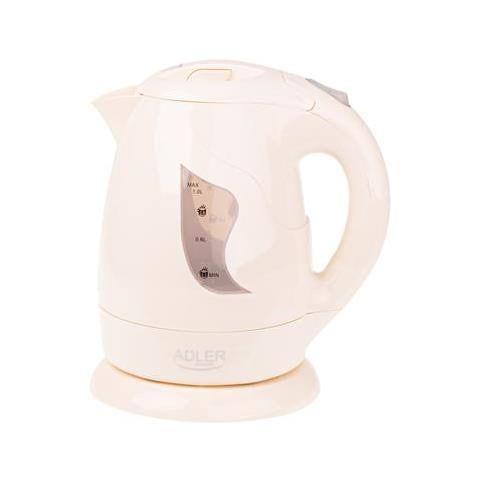 Bollitore Ad 08 B Standard, Plastica, Beige, 850 W, Base Girevole A 360°, 1 L - Foto 4