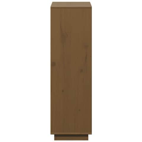 Credenza Miele 110,5x35x117 Cm In Legno Massello Di Pino - Foto 2