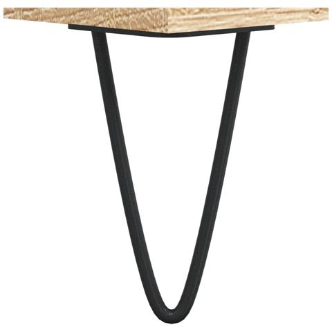 Scrivania Rovere Sonoma 140x50x75 Cm In Legno Multistrato - Foto 10