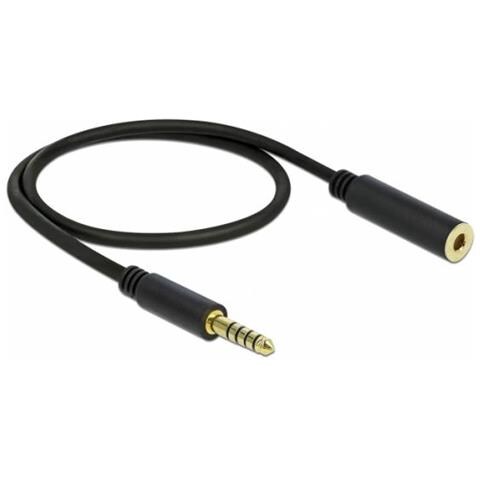 85795 Cavo Audio 0,5 M 4.4mm Nero - Foto 1