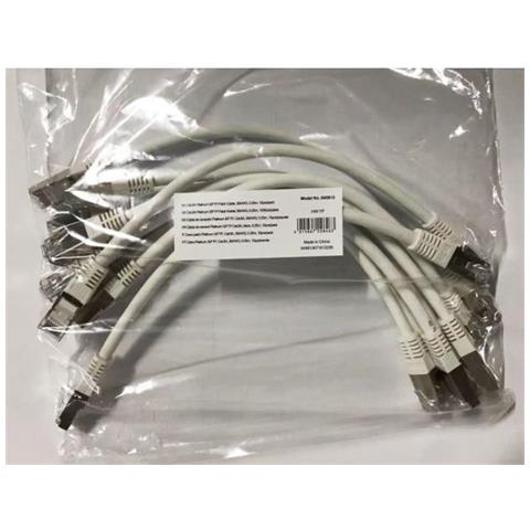 645613 Cavo Di Rete Bianco 0,25 M Cat6a S /ftp (s-stp) - Foto 3