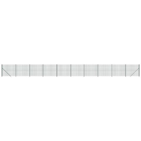 Recinzione Metallica Con Flangia Verde 2,2x25 M - Foto 1