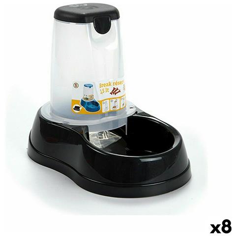 Ciotola Per Cani Stefanplast Plastica 1,5 L 18,5 X 22,5 X 29 Cm (8 Unità) - Foto 1