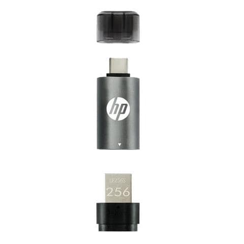 PNY HPFD5600C-256, 256 GB, USB Type-A / USB Type-C, 3.2 Gen 1 (3.1 Gen 1), 200 MB/s, Cuffia, Grigio - Foto 2