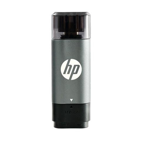 PNY HPFD5600C-256, 256 GB, USB Type-A / USB Type-C, 3.2 Gen 1 (3.1 Gen 1), 200 MB/s, Cuffia, Grigio - Foto 1