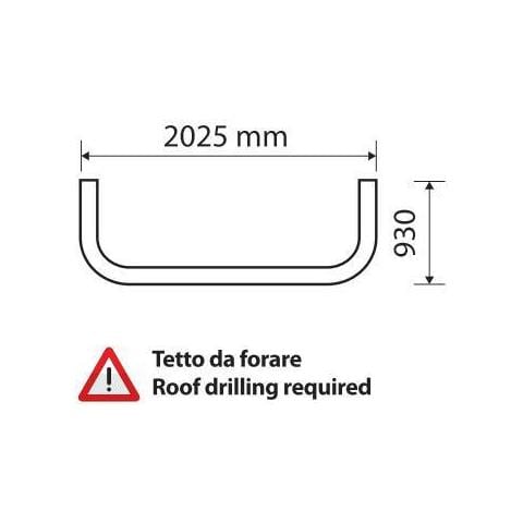 Barra Portafari Per Tetto - Type 1 - Compatibile Per Ford F-max (10/18>) - Foto 2