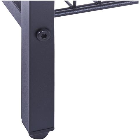 Tavolino Legno Scuro E Nero 55 Cm Kenner - Foto 2