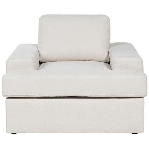 Poltrona Tessuto Beige Chiaro Alla - Foto 2