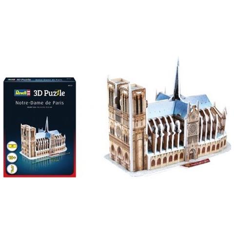 Puzzle 3d - Notre-dame De Paris (39 Pezzi) - Foto 1
