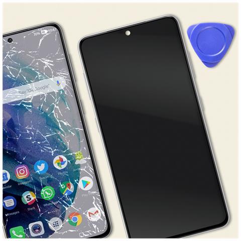 Schermo Lcd Completo Per Samsung Galaxy S21 Vetro Touch E Frame, Bianco - Foto 4