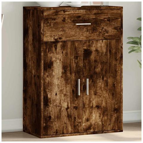Credenza Rovere Fumo 60x30x84 Cm In Legno Multistrato - Foto 8