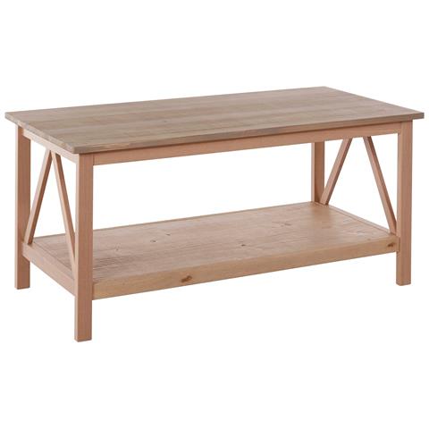 Titan Tavolino Con 1 Ripiano In Pino Grigio - Foto 1