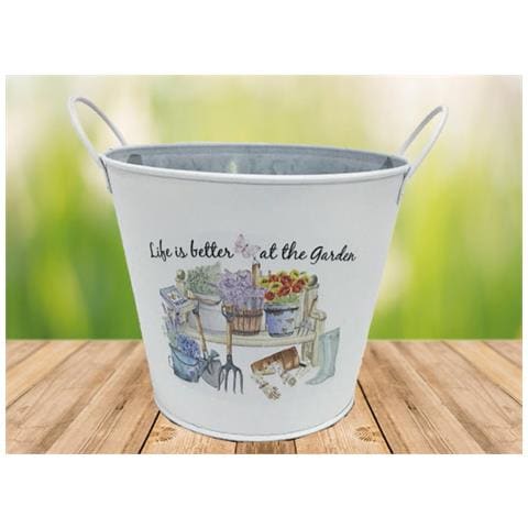 Portavaso Vaso Decorativo Per Fiori Piante Design Interno Esterno Azalea 13x12 Azalea - Foto 1