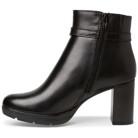 Black Elegant Closed Booties Stivaletti Pelle Scarpe Donna Nero Eu 38, 1-25014-41 001 - Foto 3