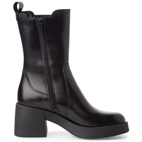 Black Casual Closed Chelsea Booties Stivaletti Pelle Scarpe Donna Nero Eu 36, 1-25451-43 001 - Foto 3