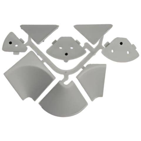 Accessori Alzatina Triangolare Colore Grigio Alluminio - Foto 1