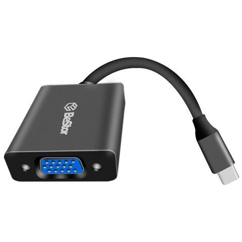 Adattatore Video Usb 3.1 Type C / Vga - Lunghezza: 15 Cm - Colore Grigio Siderale - Foto 1