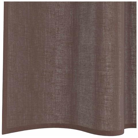 Tende In Voile Con Linguetta 2 Pz Marrone - Foto 8