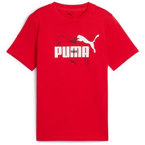 Ess Logo Lab Summer Tee B 68579511, Bambini, Rosso, 164 - Foto 2