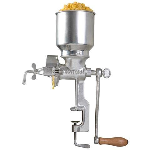 30025 Mulino Grano Manuale In Ghisa Per Macinare Caffè, Mais, Avena, Regolabile Cromato - Foto 1