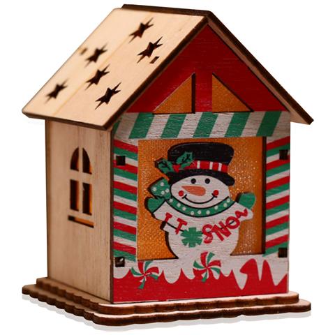 Ciondolo 3 Casa Di Legno Bambola E Neve - Foto 1