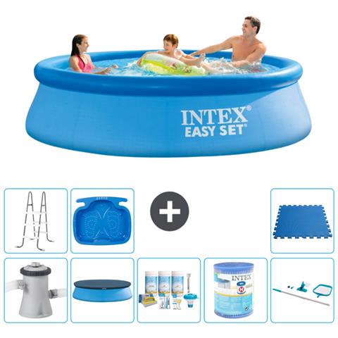 Piscina Fuori Terra - In Giro - 305x76 Cm - Blu - Include Accessori Coordinati A938 - Foto 1