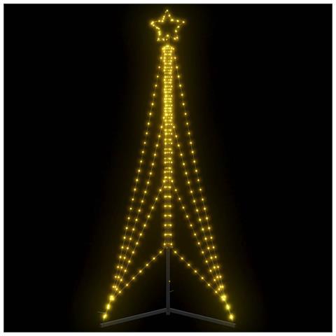 Albero di Natale a LED 483 LED Bianco Caldo 240 cm - Foto 2