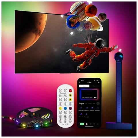 Kit Di Retroilluminazione Tv Led Usb 5v 3.8m Per Tv Da 55 Pollici - Foto 2