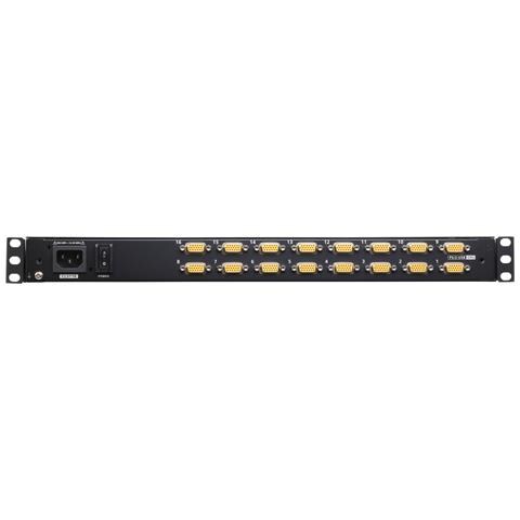 CL3116NX console a rack 47 cm (18.5") 1366 x 768 Pixel Metallo, Plastica Nero 1U - Foto 3
