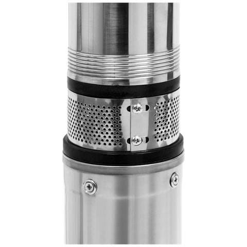 Pompa Per Pozzi Profondi 4"" In Acciaio Inox, Elettrica 550w, Diametro Pompa 4 Pollici (10 Cm), Filetto Di Collegamento 1 1/2 Pollice, Cavo Di Alimentazione 20 M, Altezza Di Pompaggio Max 43 M, Con Filtro Per Sporco - Foto 2