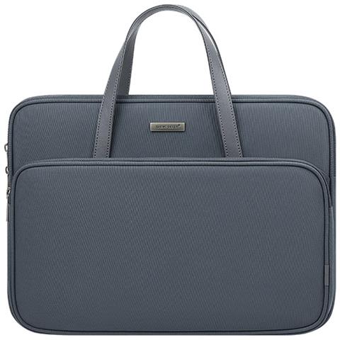 Elegante Borsa Per Laptop In Poliestere Grigio Scuro - Resistente All'acqua, Leggera E Antiurto S - Foto 1