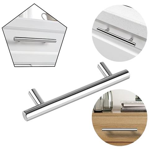 Maniglia Per Mobili Maniglie Argento Lucido 20 Pz 9,2 Cm - Foto 4