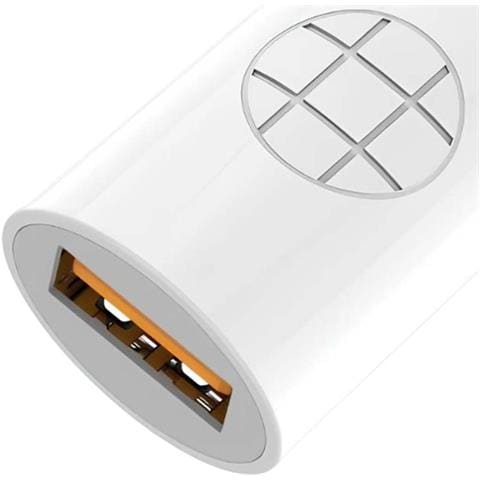 Caricatore Per Auto Usb 18w Quick Charge 3.0 Con Led, Bianco - Foto 2