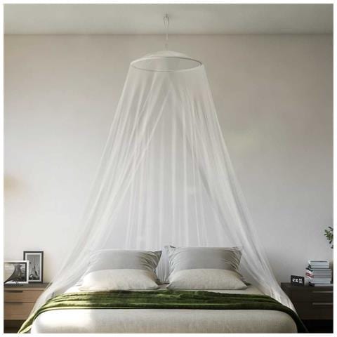 Zanzariera per Letto 220 Rete Bianca 56x56x220 cm - Foto 2