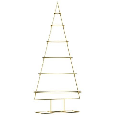 Albero di Natale in metallo con supporto Oro 150 cm - Foto 1