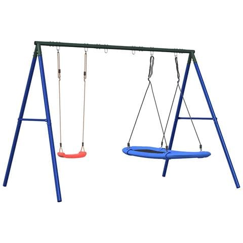 Set Gioco da Esterno con Altalena e Altalena a Disco - Foto 1