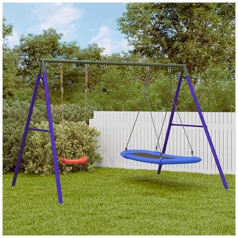 Set Gioco da Esterno con Altalena e Altalena a Disco - Foto 2