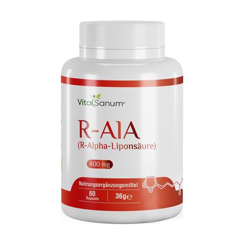 R-ALA Acido R-Alfa Lipoico 400 mg 60 Capsule Integratore alimentare - Foto 2