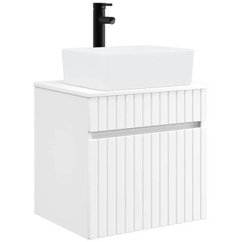 Mobile lavabo da parete Bianco 49 x 41 x 63 cm - Foto 1