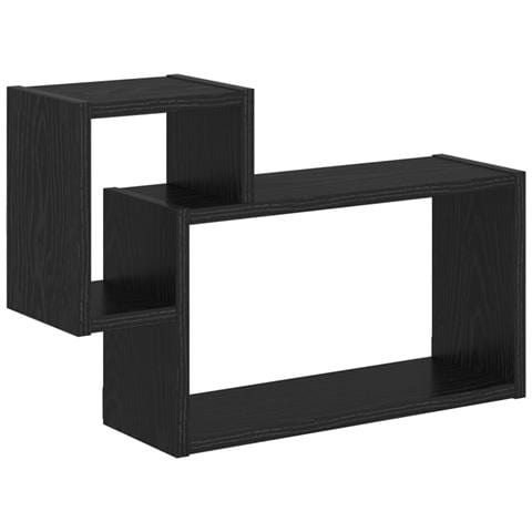 Scaffale da parete A parete Nero 55 x 15 x 35 cm - Foto 1