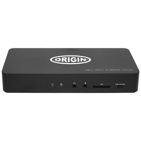 OSDOCK-T4K15-OS-KBD /MS-WRL replicatore di porte e docking station per laptop USB 3.2 Gen 2 (3.1 Gen 2) Type-C Nero - Foto 1