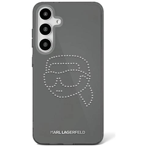 Custodia Lucida Con Cristalli Per Samsung Galaxy S25, Nera - Foto 1