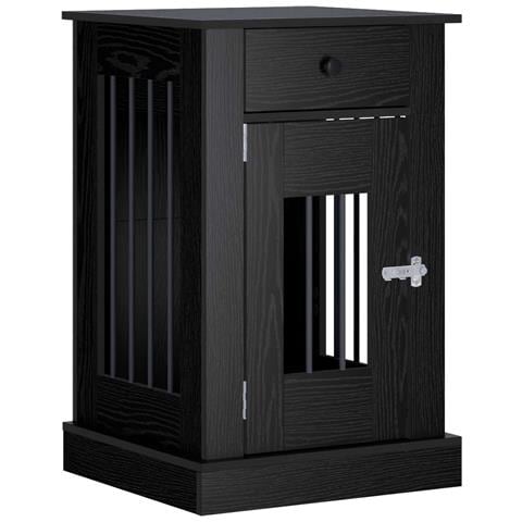 Mobile da cassa per cani Rovere Nero 50 x 47,5 x 80 cm - Foto 1