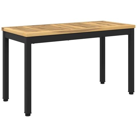 Panchina da giardino 80,5 x 35 x 45 cm Legno di Acacia Massello - Foto 1
