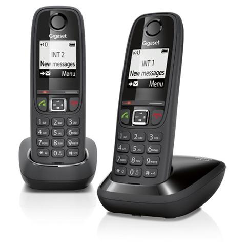 AS405 Cordless Duo Display 1,8" Vivavoce - Nero - Foto 1