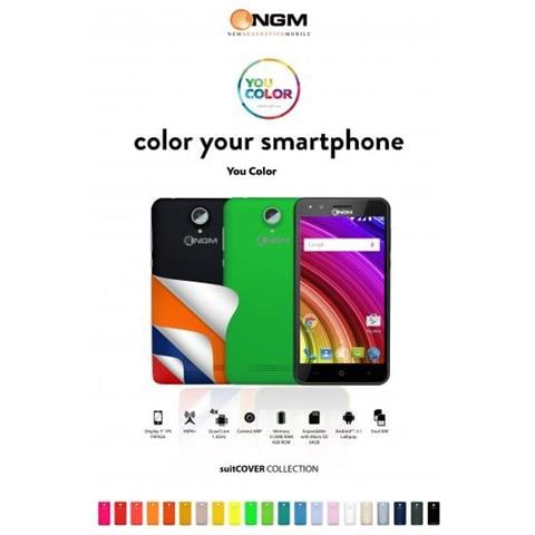 You Color E507 4 GB Dual Sim Display 5" Slot Micro SD Fotocamera 5 Mpx Android Italia Nero - Foto 6