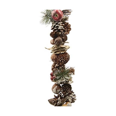 Kaemingk Ghirlanda Decorativa In PVC 180 Cm: Aghi Morbidi, Per Interni, Con 184 Punte